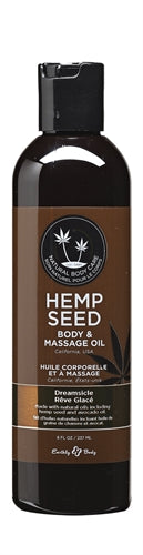 "Hemp Seed Massage and Body Oil - Dreamsicle - 8 Fl. Oz./ 237ml EB-MAS002"