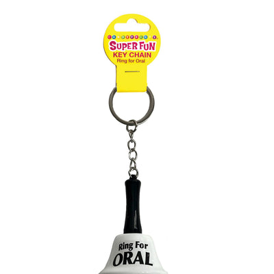 "Super Fun Key Chain, Ring for Oral - White LG-CP1192"