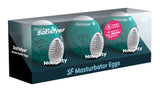 "3 Pc Set Masturbator Egg - Naughty SAT-9043477"