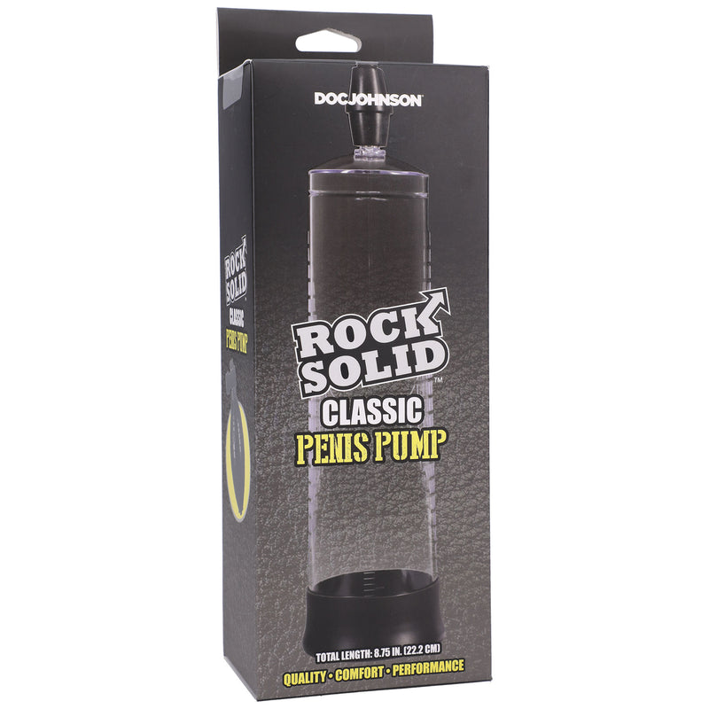 "Rock Solid - Classic Penis Pump - Black/clear DJ3705-03-BX"