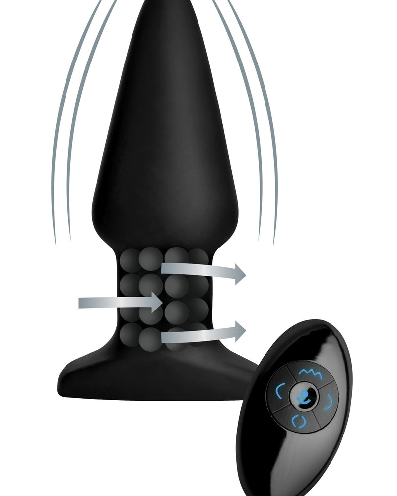 "Model R Smooth Rimming Plug with Remote Control RM-AF483"