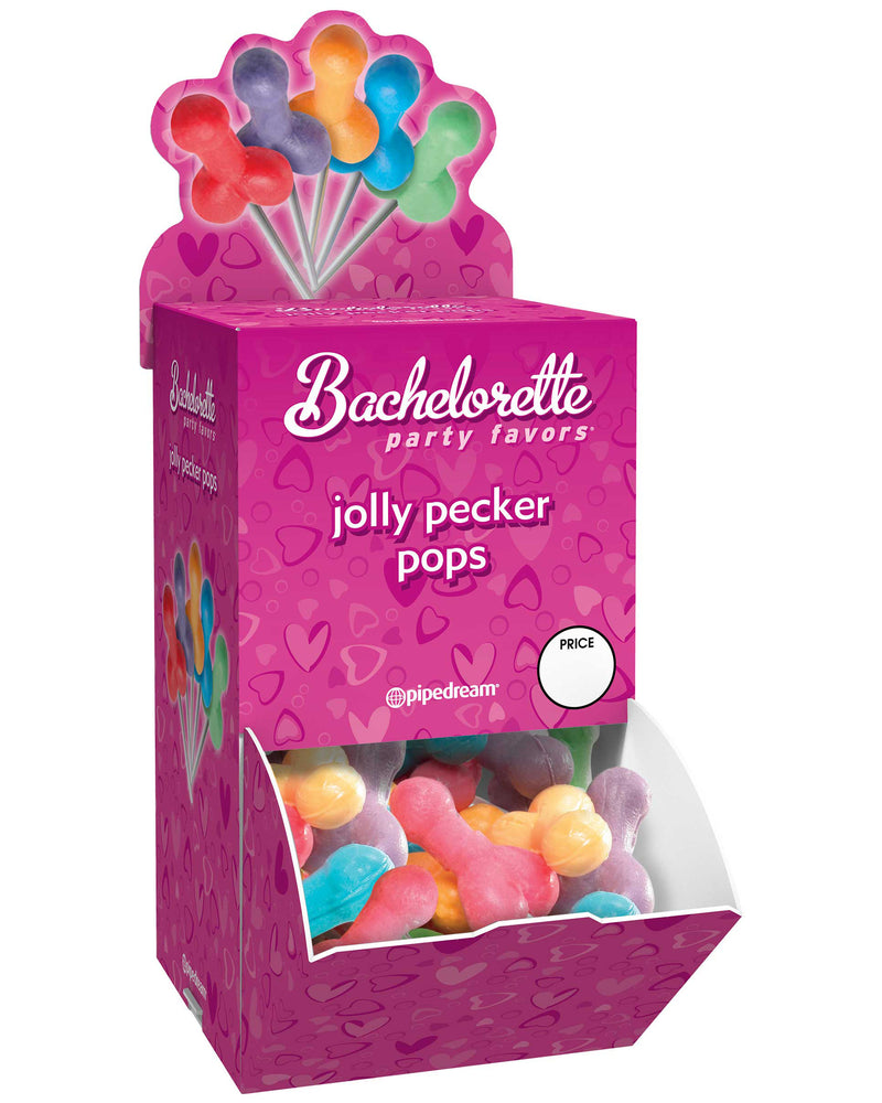 Bachelorette Party Favors - Jolly Pecker Pops - 50 Piece Display Box