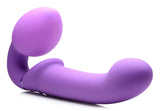 10x Ergo- Fit G-Pulse Inflatable and Vibrating Strapless Strap- on - Purple