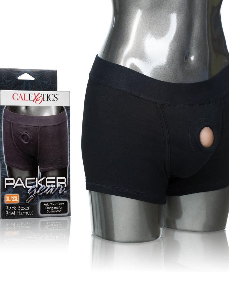 Packer Gear Black Boxer Brief Harness Xl/2xl