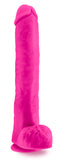 Au Naturel - Bold - Daddy - 14 Inch Dildo - Pink