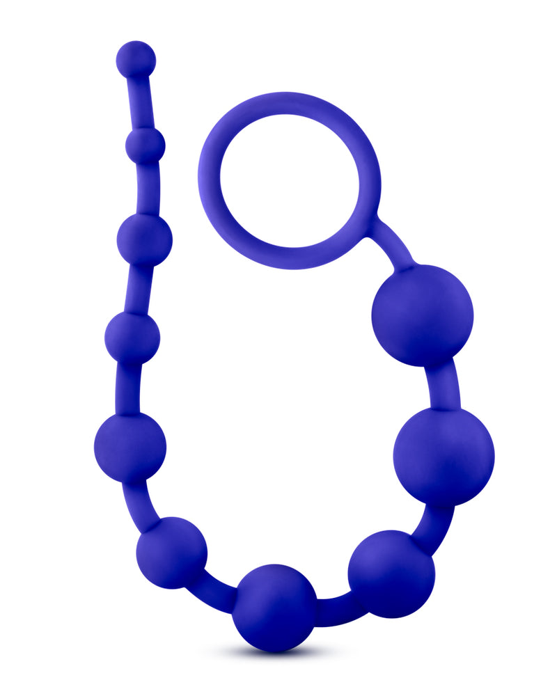 Luxe Silicone 10 Beads - Indigo