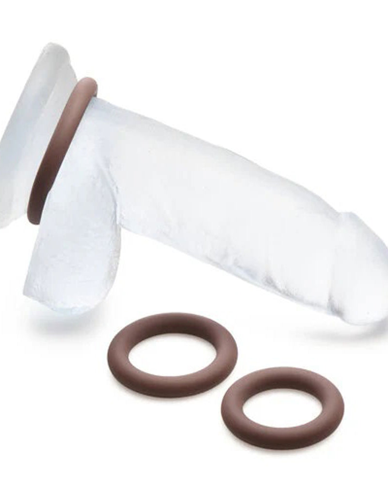 "Jock Silicone Cock Ring Set in - Dark CN-09-0954-11"