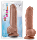 Au Naturel - Big Boy - 10 Inch Dildo - Mocha