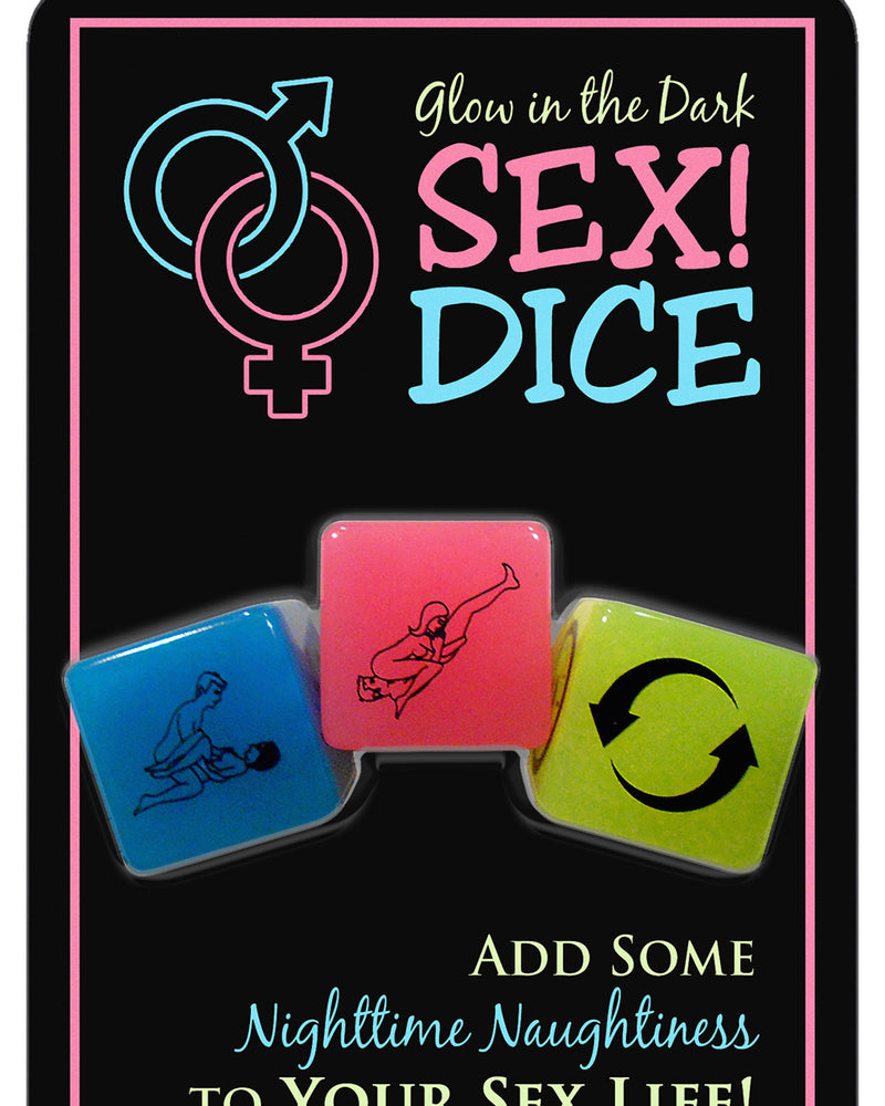 "Glow-in-the-Dark Sex! Dice KG-BGR126"