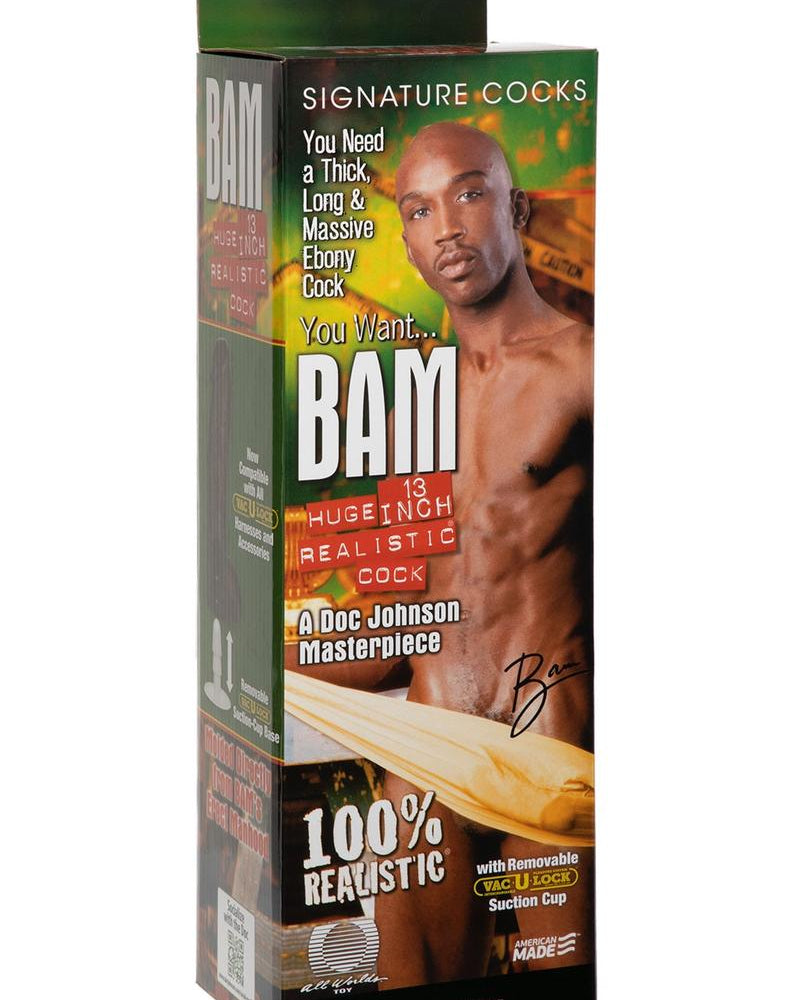 Bam Huge Realistic Cock Black