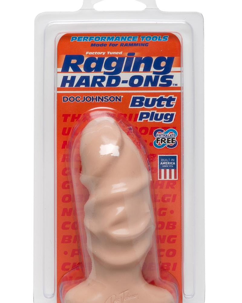 Raging Hard On Butt Plug Large