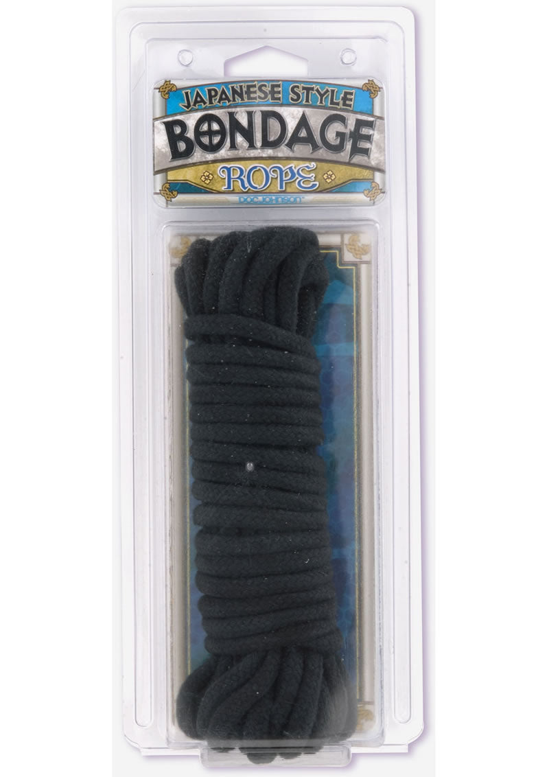 Black Cotton Bondage Rope