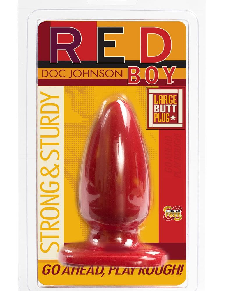 Red Boy Large Butt Plug