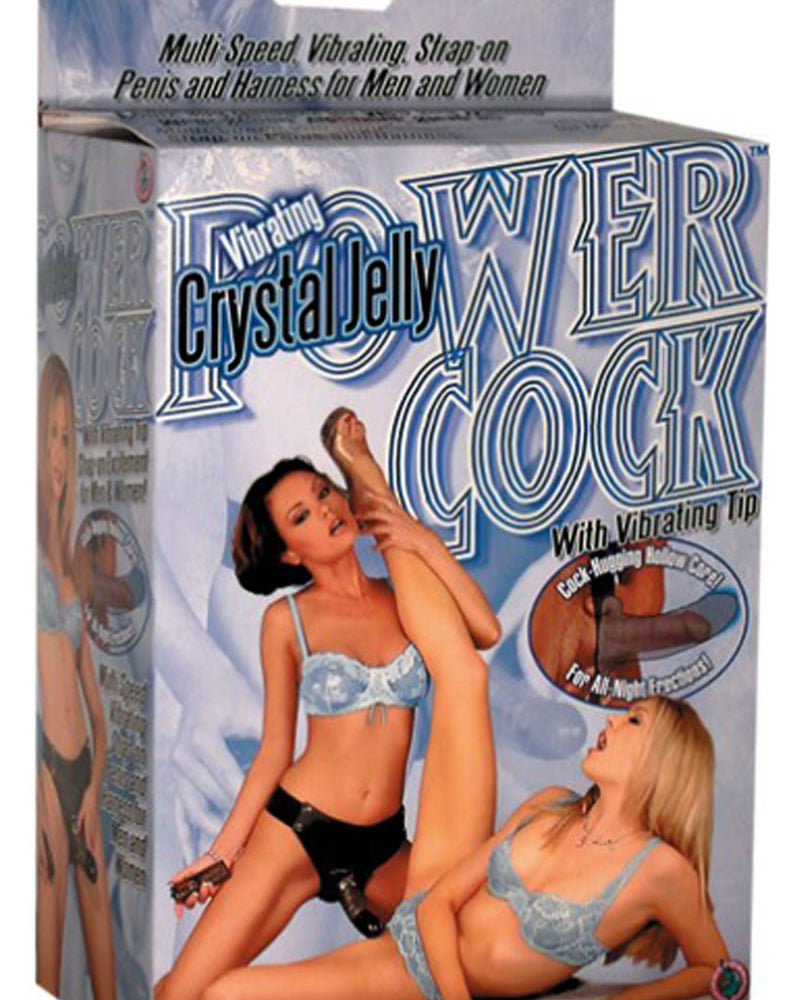 Power Cock Vib Strap On - Smoke