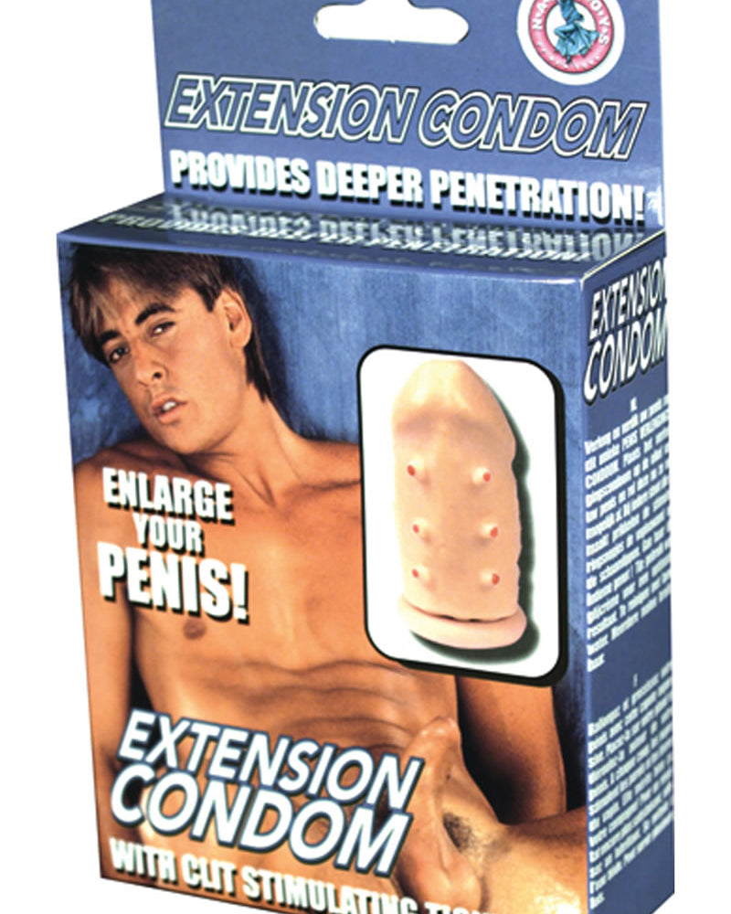 Extensión de condón con cosquilleo