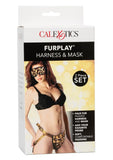 Furplay Harness and Mask - Brown Tiger