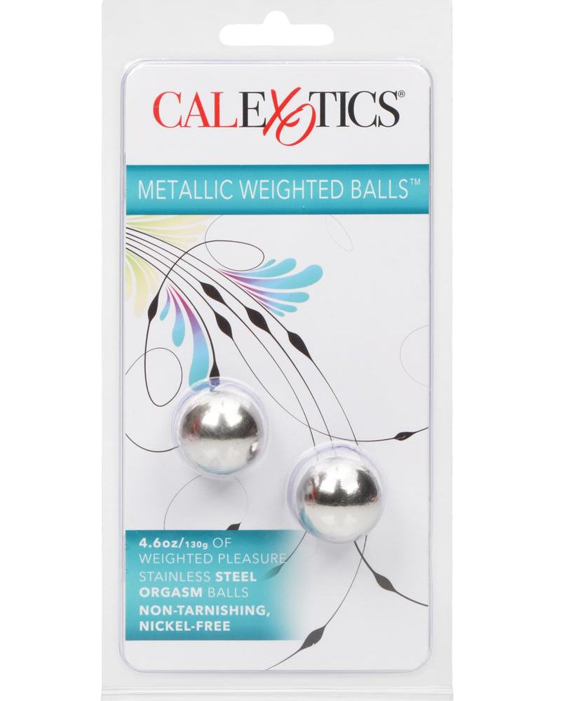 Bolas orgásmicas con peso - Metálicas