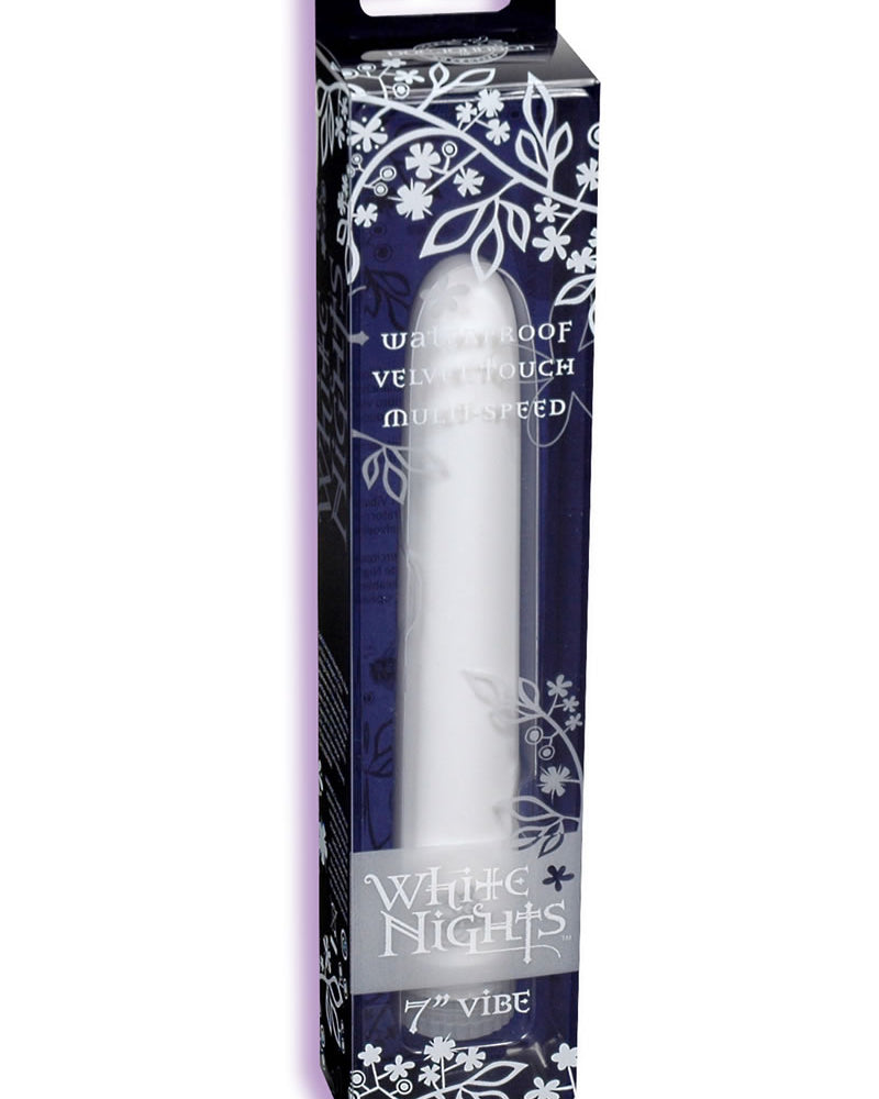 White Nights 7 Inch Velvet Touch Waterproof Multispeed