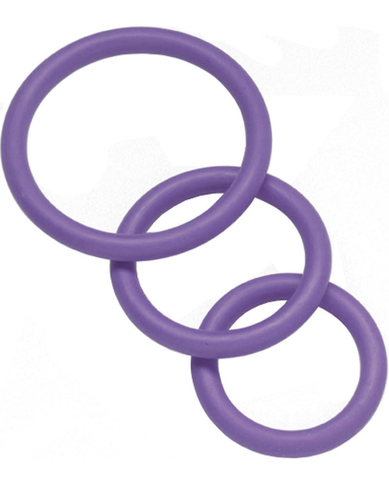 Juego de anillos C de nitrilo morado