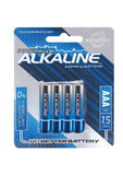 Pilas alcalinas Doc Johnson AAA, paquete de 4
