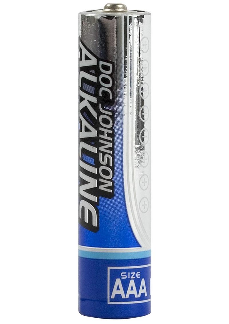 Pilas alcalinas Doc Johnson AAA, paquete de 4