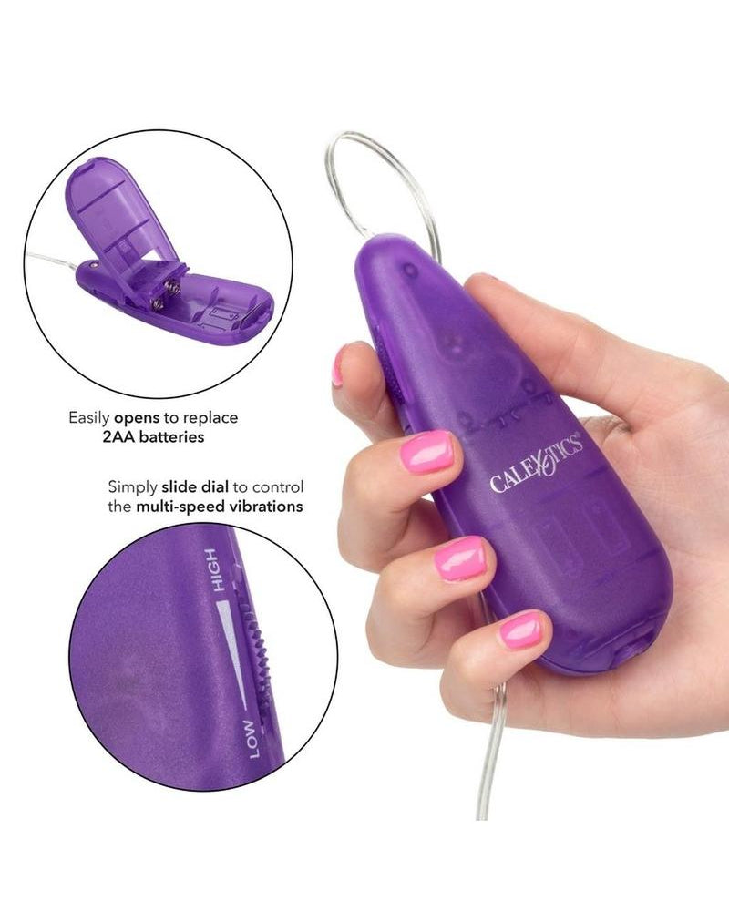 Vieja bala de lágrima morada