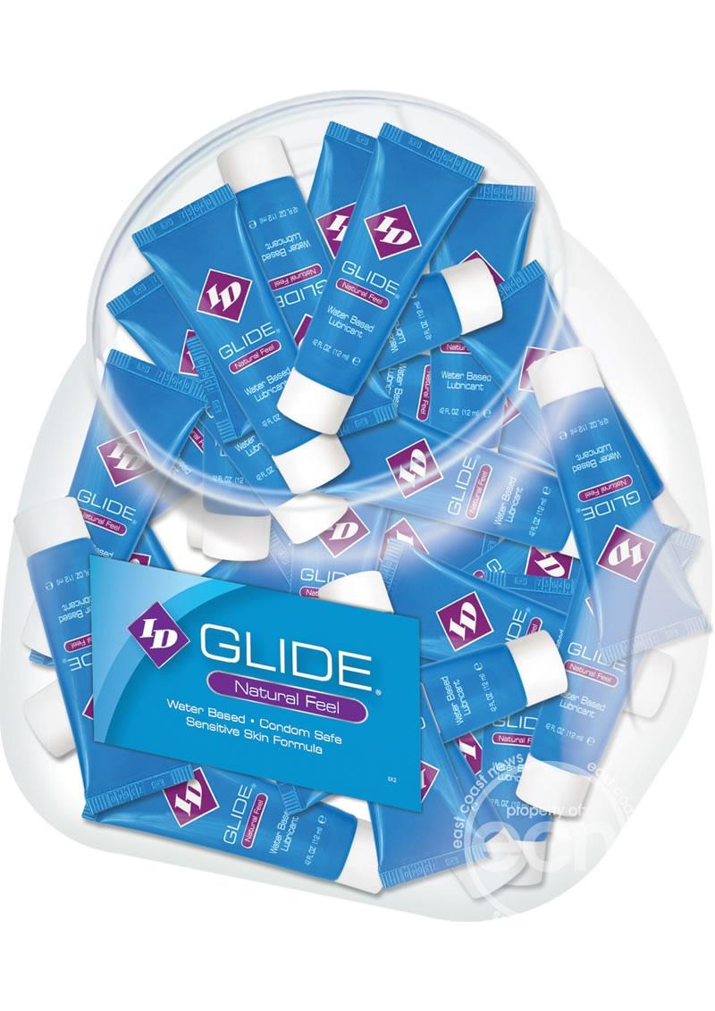 ID Glide Sensual Water Based Lubricant 72 Per Bowl