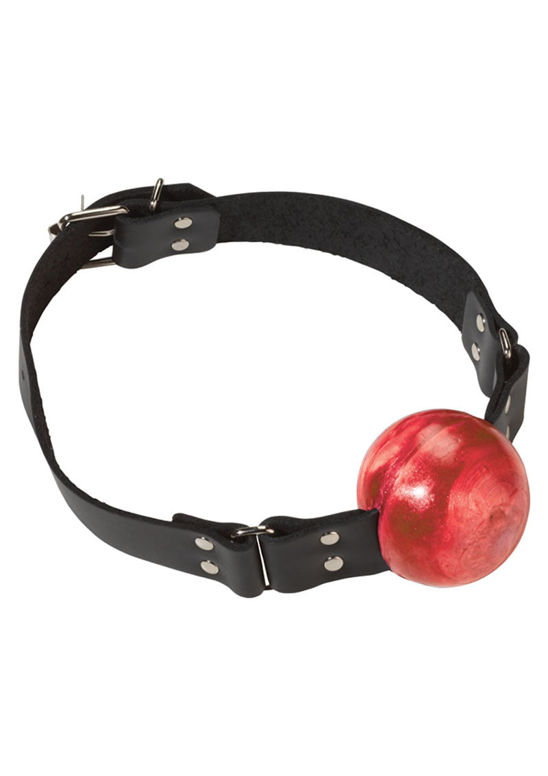 Large Red Ball Gag - Buckle