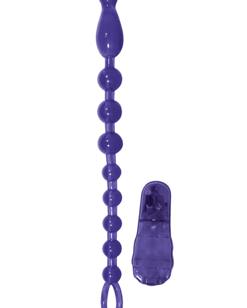 Perlas vibradoras para el trasero de color morado