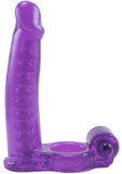 Double Penetrator Cock Ring Purple