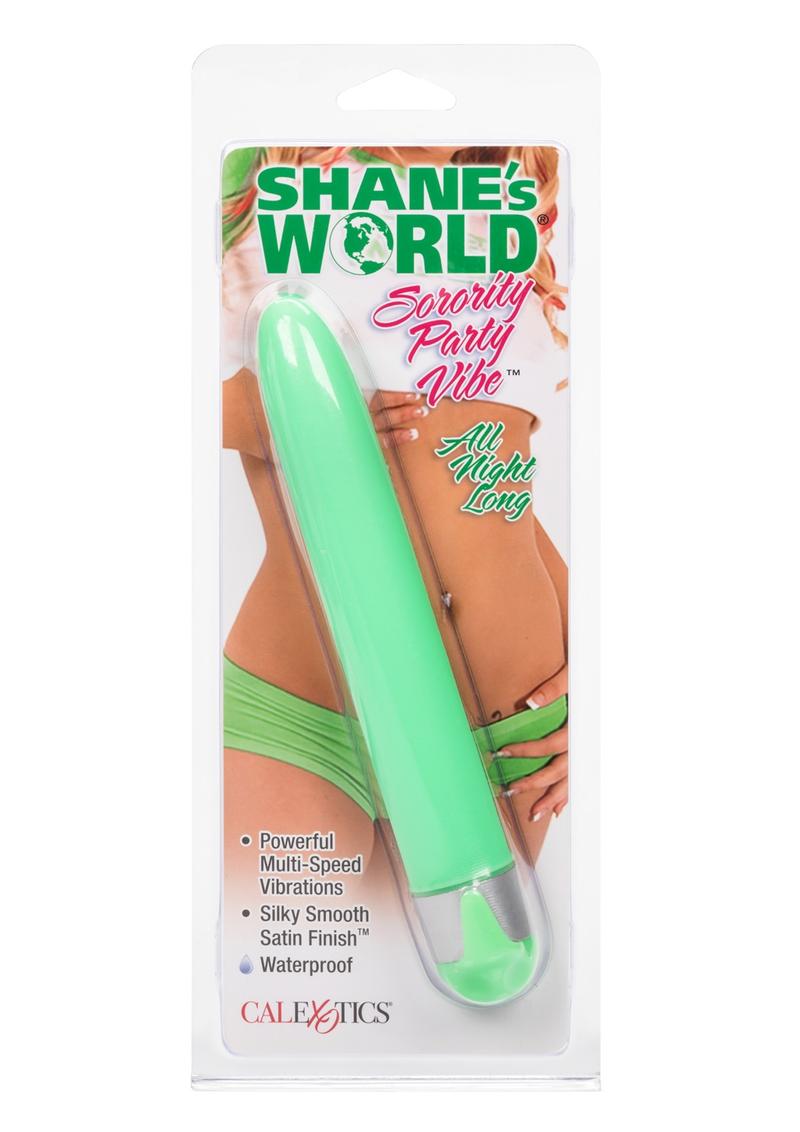 SHANES WORLD SORORITY PARTY VIBE ALL NIGHT LONG 6.5 INCH GREEN