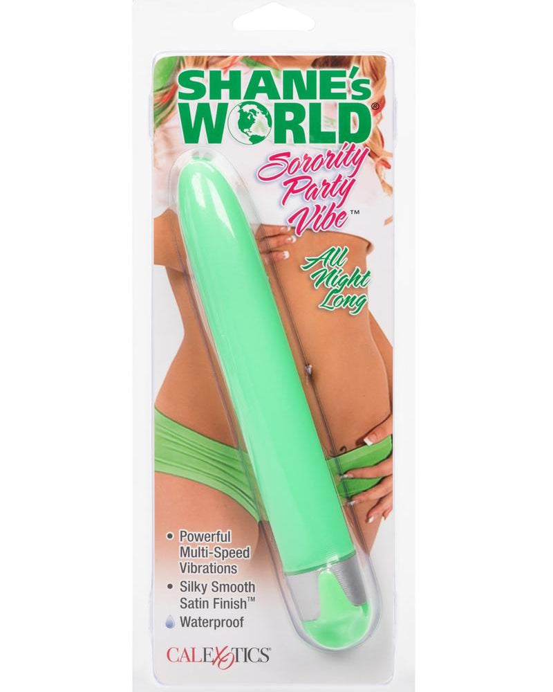 SHANES WORLD SORORITY PARTY VIBE ALL NIGHT LONG 6.5 INCH GREEN