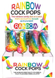 Piruletas Rainbow Cock Pops, 12 por expositor