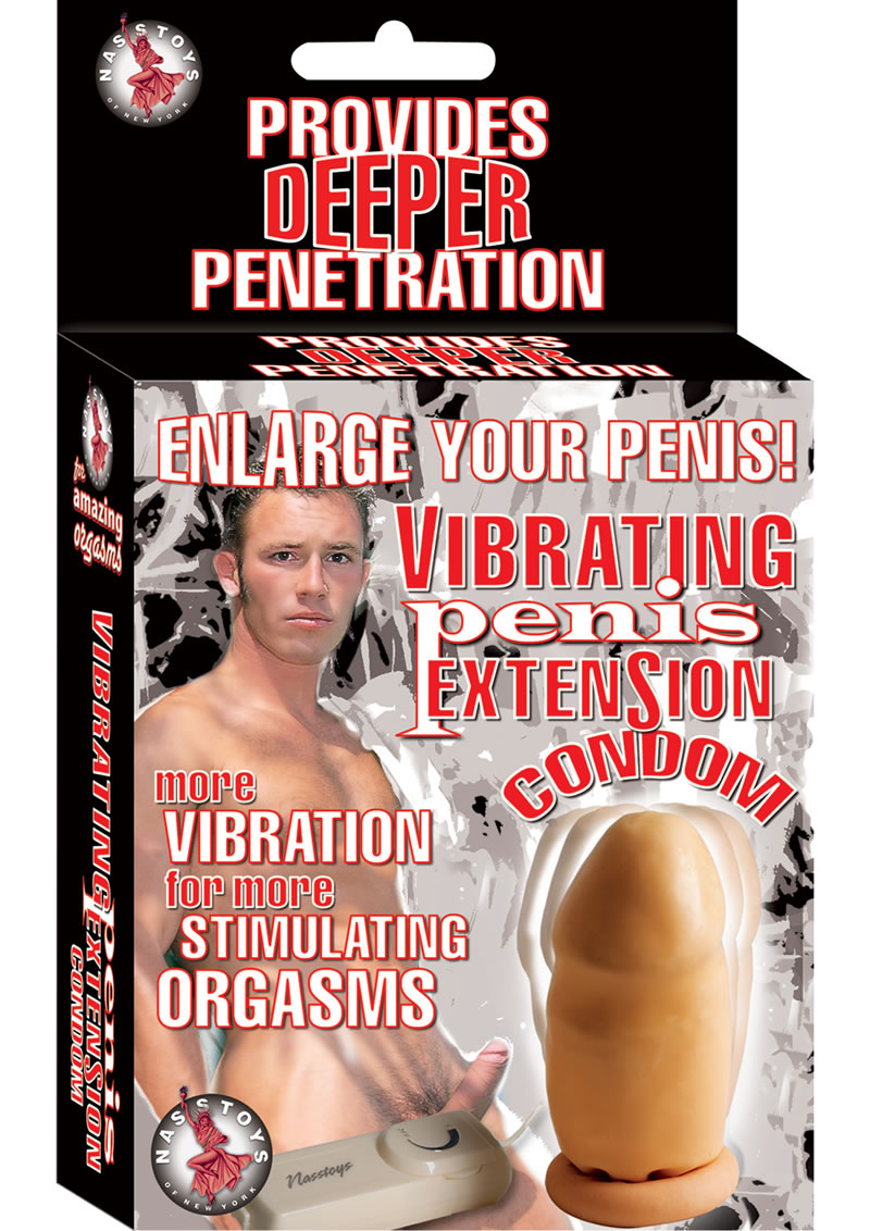 Condón vibrador para alargar el pene