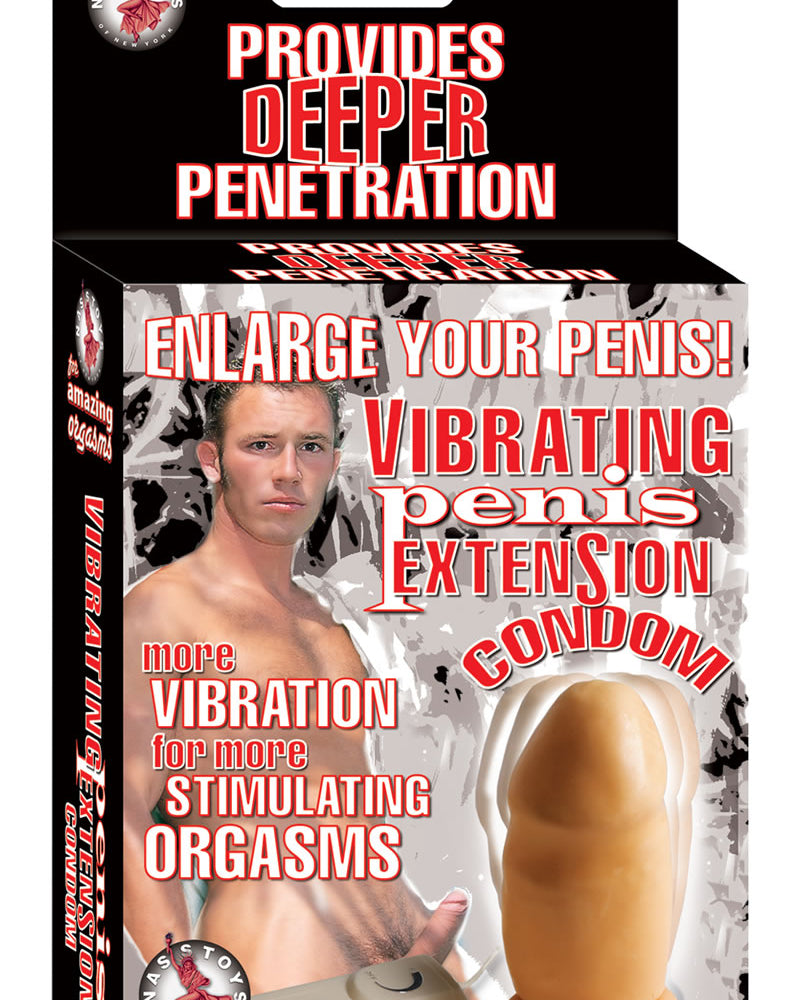 Condón vibrador para alargar el pene
