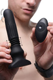 Silicone Swelling & Thrusting Plug With Remote Control