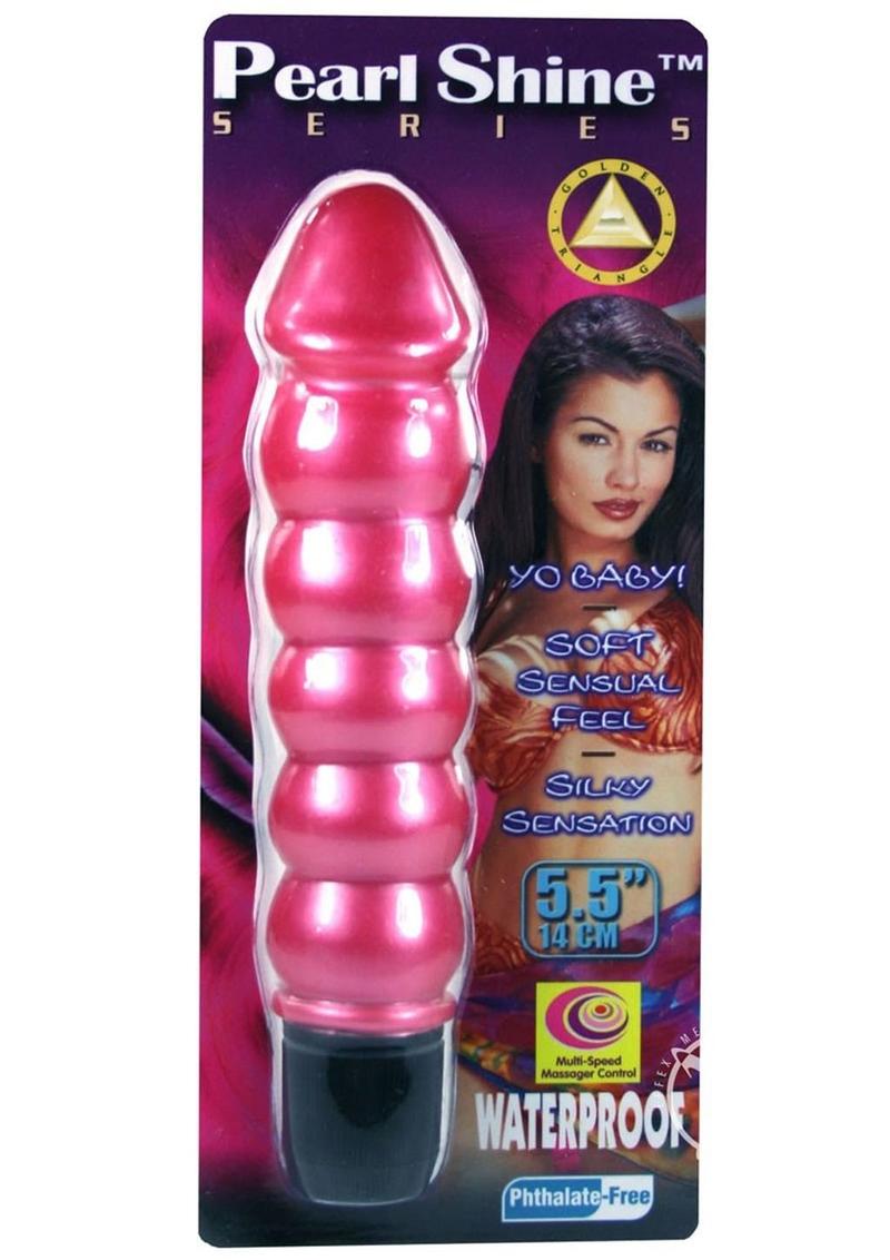 Pearl Shine Ribbed - Pink Waterproof