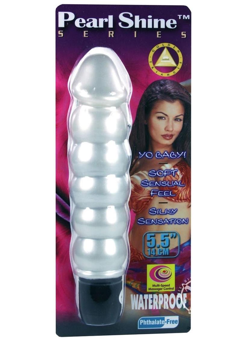 Brillo perlado acanalado - Blanco