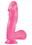 Basix 6.5 Dong con ventosa - Rosa
