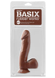 Basix 6.5 Dong con ventosa - Chocolate