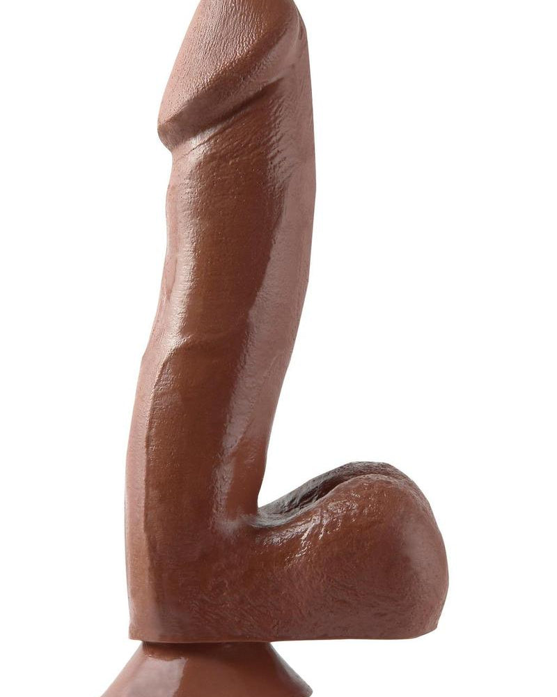 Basix 6.5 Dong con ventosa - Chocolate
