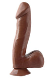 Basix 6.5 Dong con ventosa - Chocolate