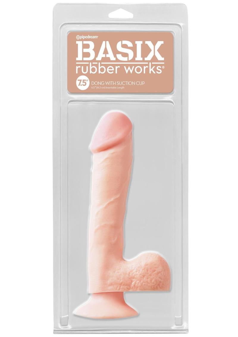 Basix 7.5 Dong con ventosa - Color carne
