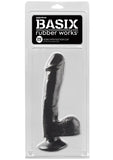Basix 7.5 Dong con ventosa - Negro