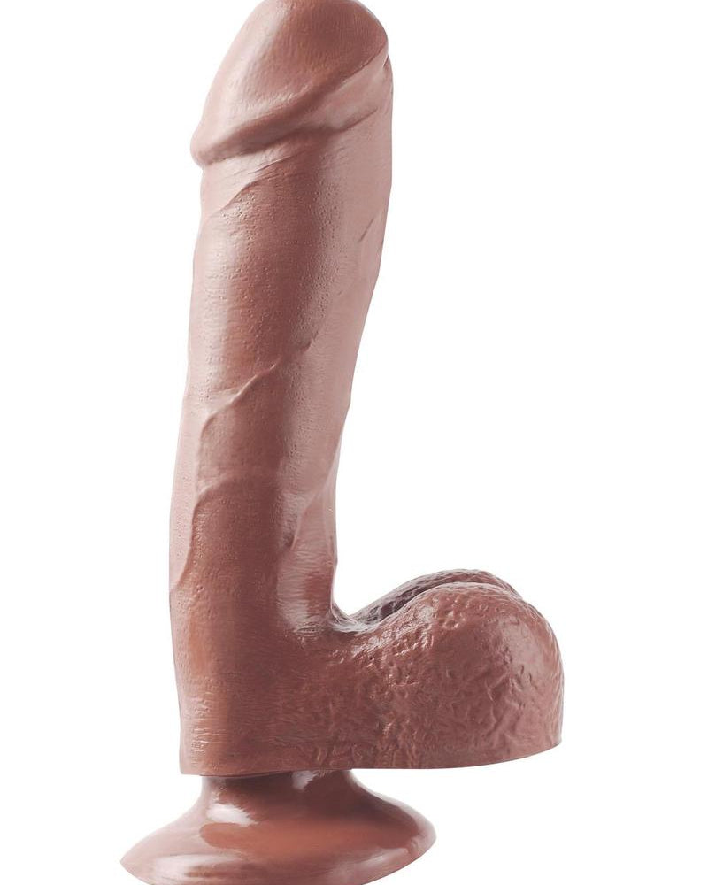Basix 7.5 Dong con ventosa - Chocolate