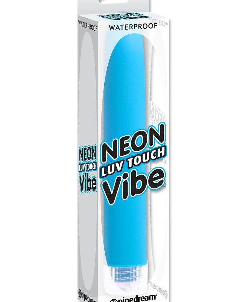 Toque de neón Luv azul