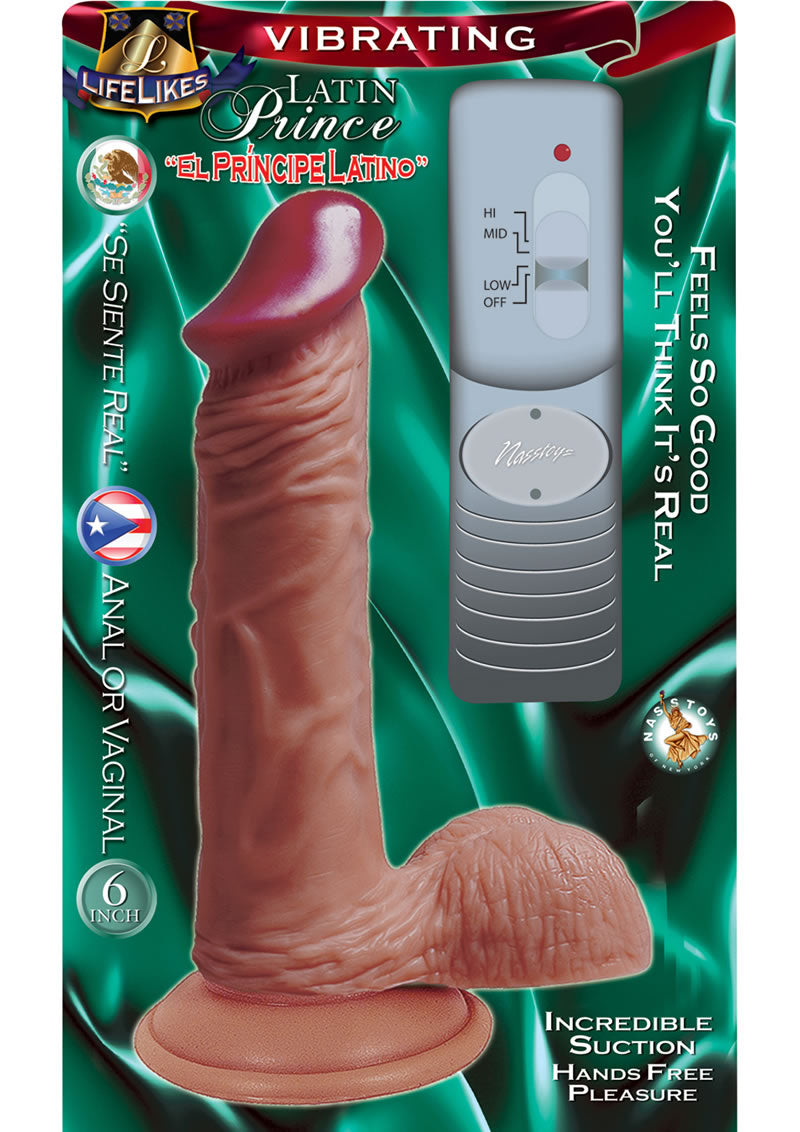 Vibrador realista Latin Prince 6