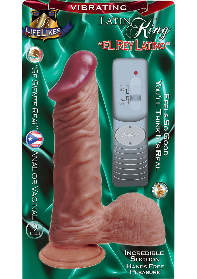 Vibrador realista Latin King 9