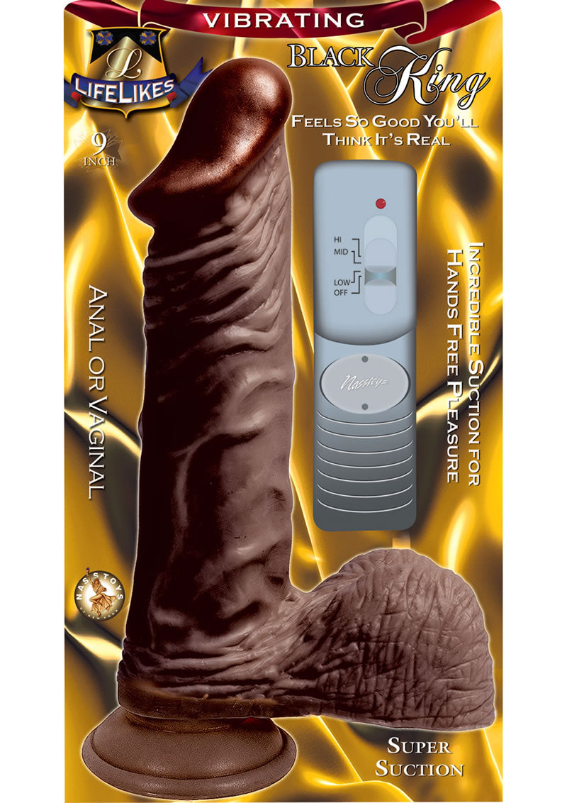 Vibrador realista Black King 9