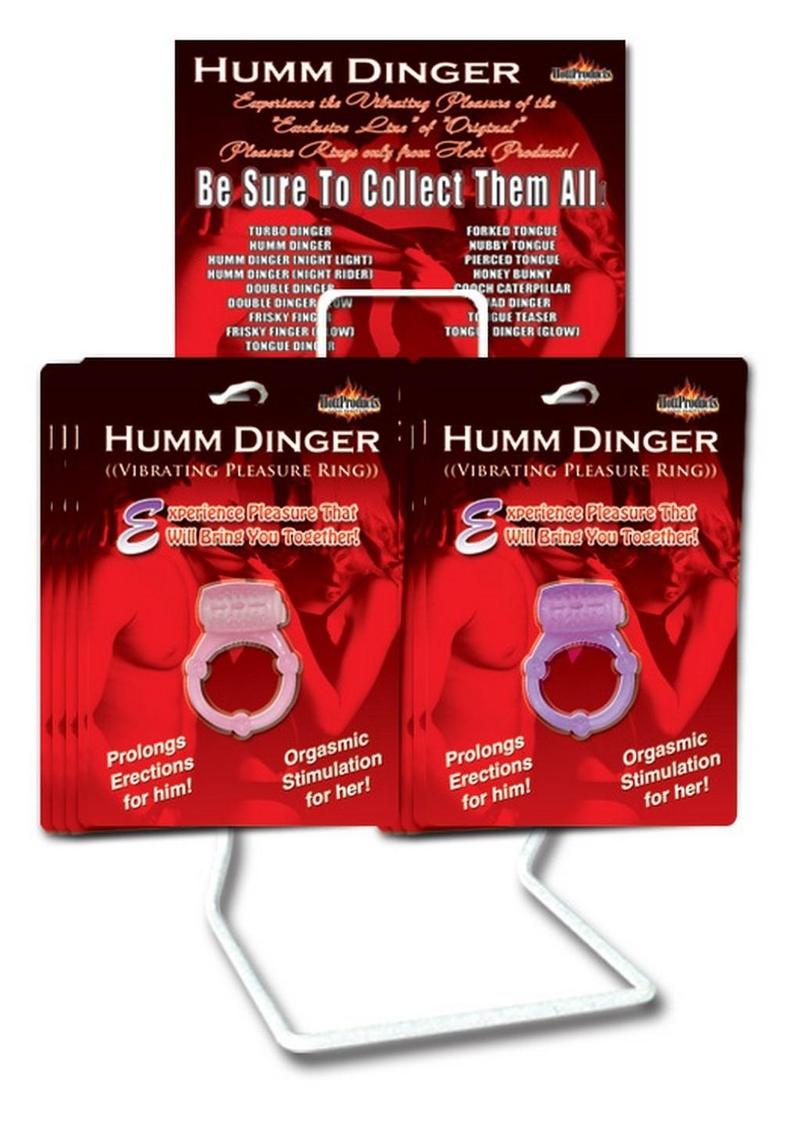 Humm Dinger Vibrating Cockring 12 Per Display